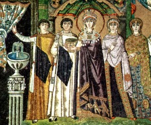 theodora and her court attendants