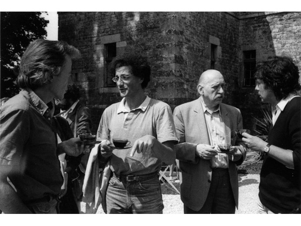Décade de Cerisy (août 1983): H.Ruprecht, P.Fabbri, A.-J. Greimas, J.-F. Bordron