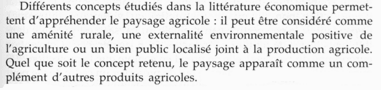 Fig. 5 Agriculture et production de paysage, S. Ferrari, 2004