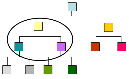 Fig.3 - catégorisation hiérarchique (Arbre de Porphyre)