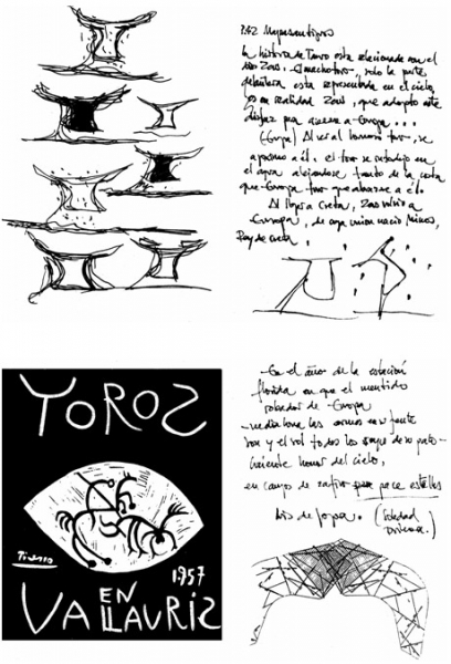 Figure 5 : Configurations narratives trans-historiques. (Enric Miralles, architecte).