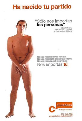 Fig. 1. Poster para las elecciones catalanas de 2006.