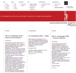 vignette du site AISS : associazione italiana studi semiotici sito ufficiale