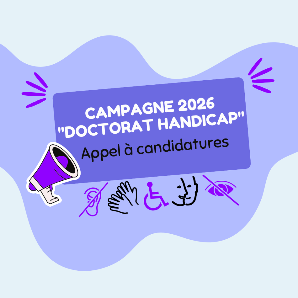 Ouverture de la campagne « Doctorat Handicap » 2026 - Collège des ...