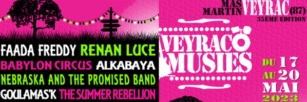 FESTIVAL DES VEYRACOMUSIES 35ème Edition