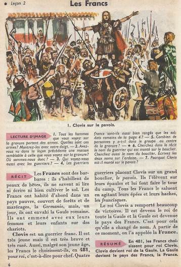 Figure 6 : Bonifacio & Merieult. (1952). Histoire de France images et récits, Hachette