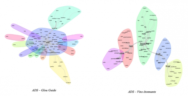Figure 11 : analyse comparative des similitudes du Glou Guide et de Vins étonnants