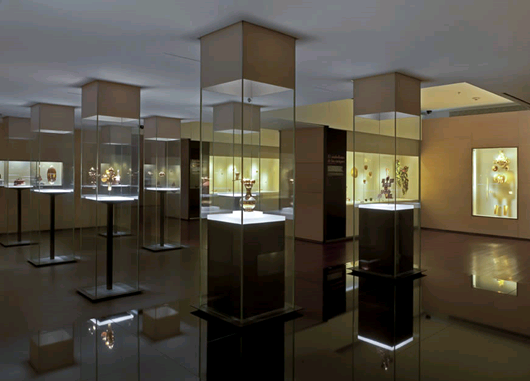 Figure 1. Salle “El trabajo de los metales” Museo del Oro. Bogotá8