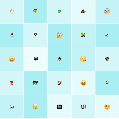 Figure 2 : Première version des emojis, (Blagdon 2013)