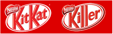 Figure 1. Logo détourné de Nestlé-Kit-Kat
