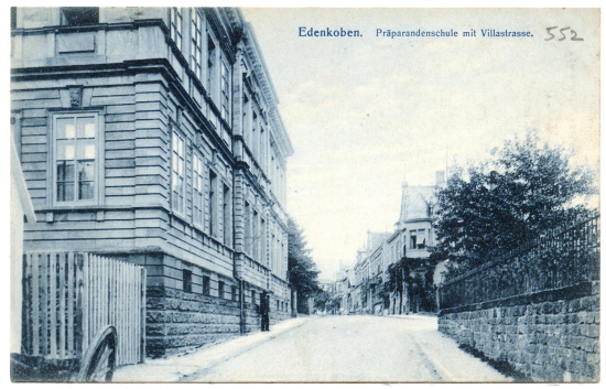 Edenkoben - Präparandenschule mit Villastrasse