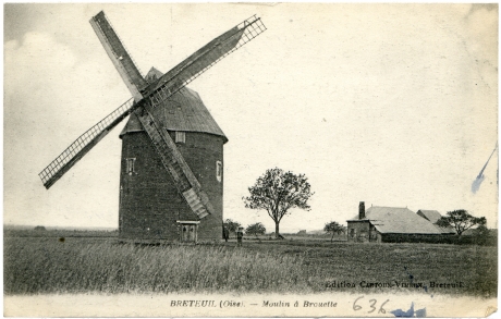 Breteuil (Oise). - Moulin à Brouettes