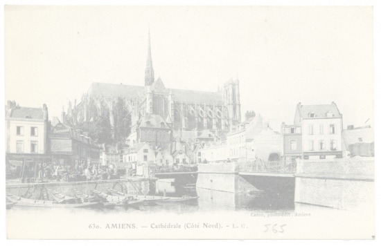 Amiens. - Cathédrale (Côté Nord)