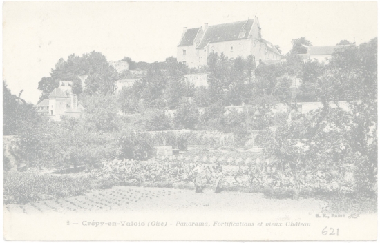 Crépy-en-Valois (Oise) - Panorama, Fortifications et vieux Château