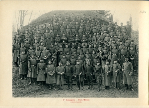45e R.I.- Laon - mars 1908 - 1ère Compagnie - Fort d'Hirson