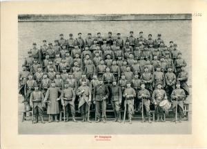 45e R.I.- Laon - mars 1908 - 3ème Compagnie