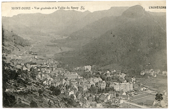 l'Auvergne - Mont-Dore - Vue générale et la Vallée du Sancy