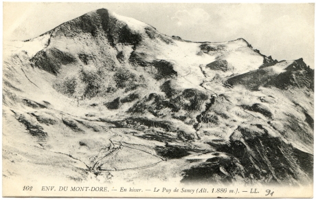 Env. du Mont-Dore. - En hiver. - Le Puy de Sancy (Alt. 1886 m.)