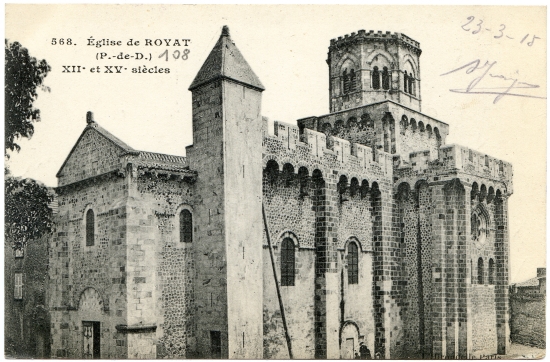 Eglise de Royat (P.-de.-D.) - XIIe et XVe siècles