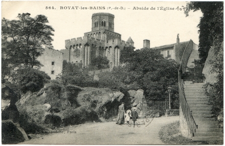 Royat-les Bains (P.-de-D.) - Abside de l'église
