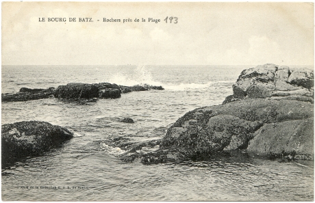 Le Bourg de Batz. - Rochers près de la plage