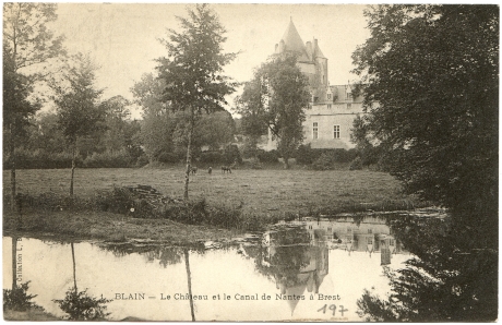 Blain - Le Château et le Canal de Nantes à Brest