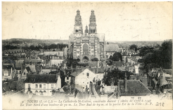 Tours (I.-et L.) - La Cathédrale St-Gatien,