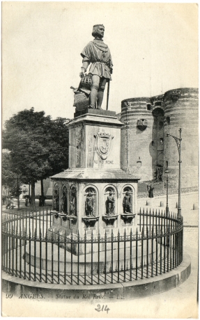 Angers. - Statue du Roi René