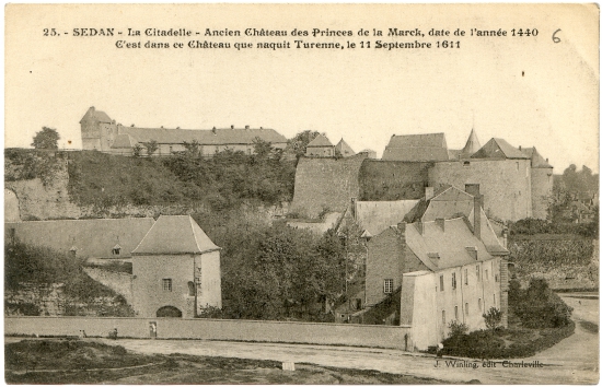 Sedan - La citadelle - Ancien Château des Princes de la Marck, date de l'année 1440