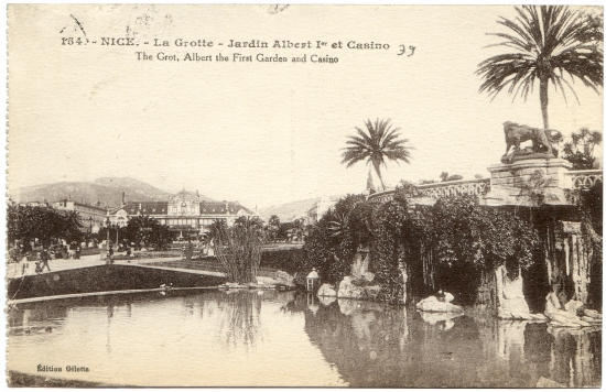 Nice - La Grotte - Jardin Albert 1er et Casino