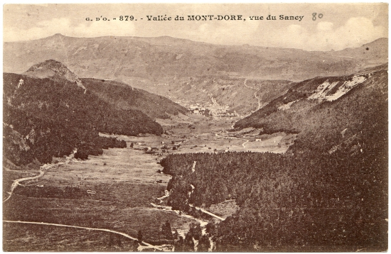 Vallée du Mont-Dore, vue du Sancy