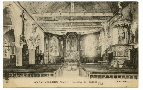 Ansauvillers (Oise) - Intérieur de l'Eglise