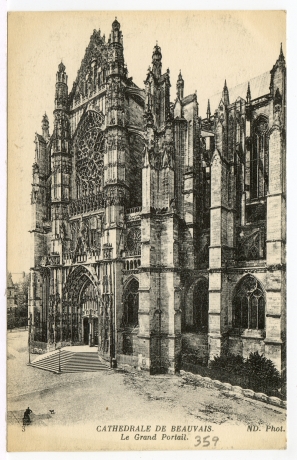 Cathédrale de Beauvais. - Le grand portail.