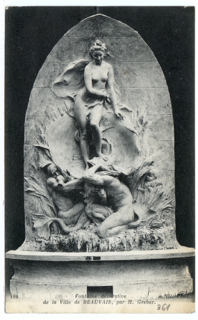 Fontaine décorative de la Ville de Beauvais, par H. Greber