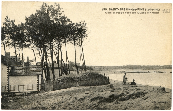 Saint-Brévin-les-Pins (Loire-Inf.) - Côte et Plage vers les Dunes d'Amour
