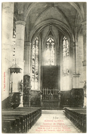 Blénod-lès-Toul. - Intérieur de l'église,