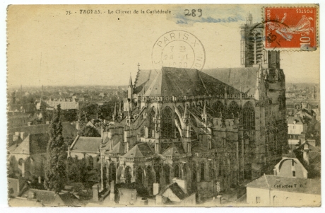 Troyes. - Le chevet de la cathédrale