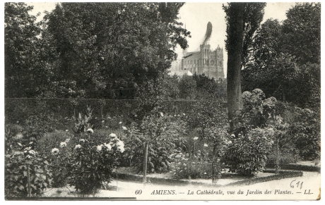 Amiens. - La cathédrale, vue du Jardin des Plantes