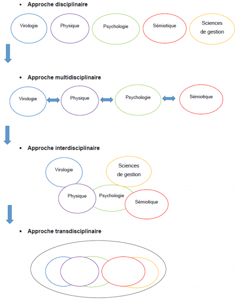 Figure 2 : L’intégration progressive de différentes approches de recherche de CoviZion 