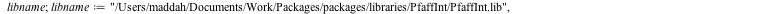 restart; -1; with(LinearAlgebra); -1; libname; 1; libname := 