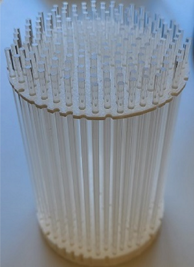 Self-organized isotropic bandgaps