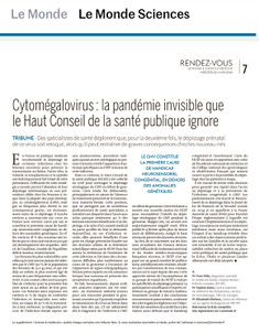 Le Monde Sciences Cytomégalovirus