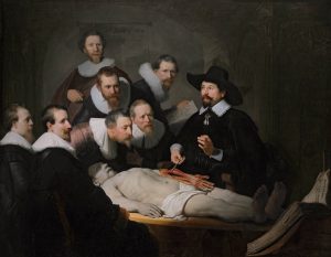 La leçon d'Anatomie du Docteur Nicolas Tulp de Rembrandt