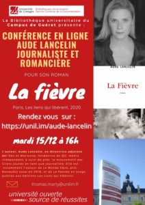 Affice conférence Aude Lancelin