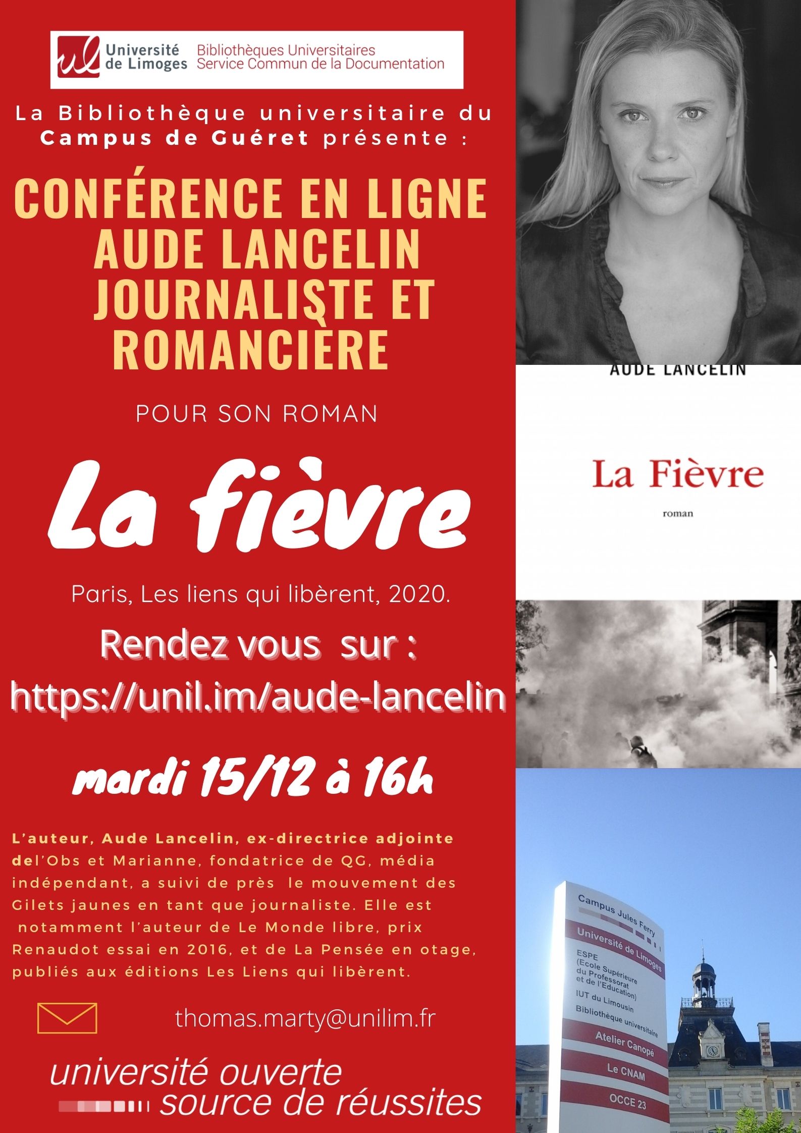 Affice conférence Aude Lancelin