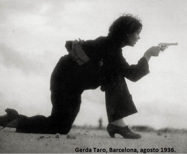 Figura 1- Foto de Gerda Taro (1911-1937). 