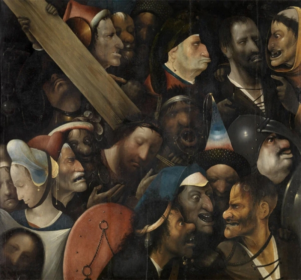 Fig. 19. Hieronymus Bosch Portement de croix, ca 1515 / 1535 ( ?), Gand, Museum voor Schone Kunsten.