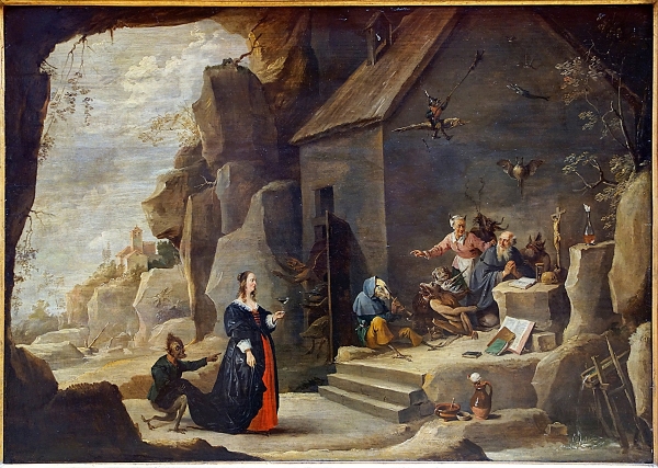 Fig. 8. David Teniers le Jeune, La Tentation de saint Antoine, ca 1650, Lille, Musée des Beaux-Arts