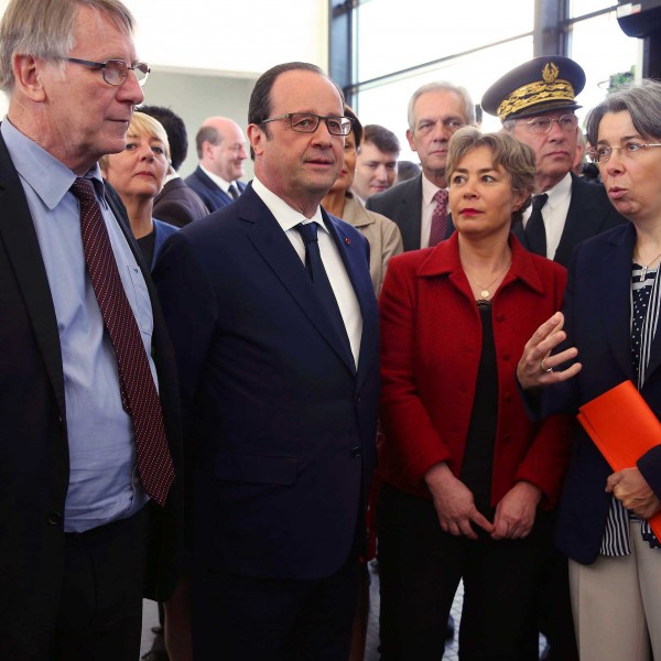 François Hollande à l'université de Limoges