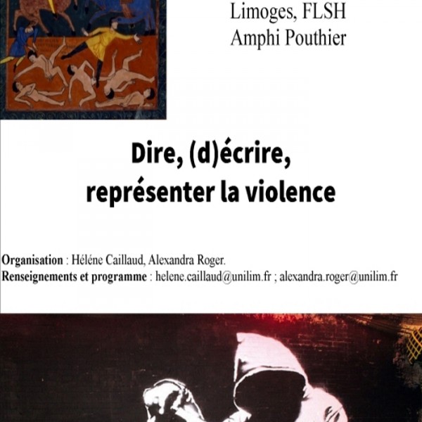 Affiche colloque violence